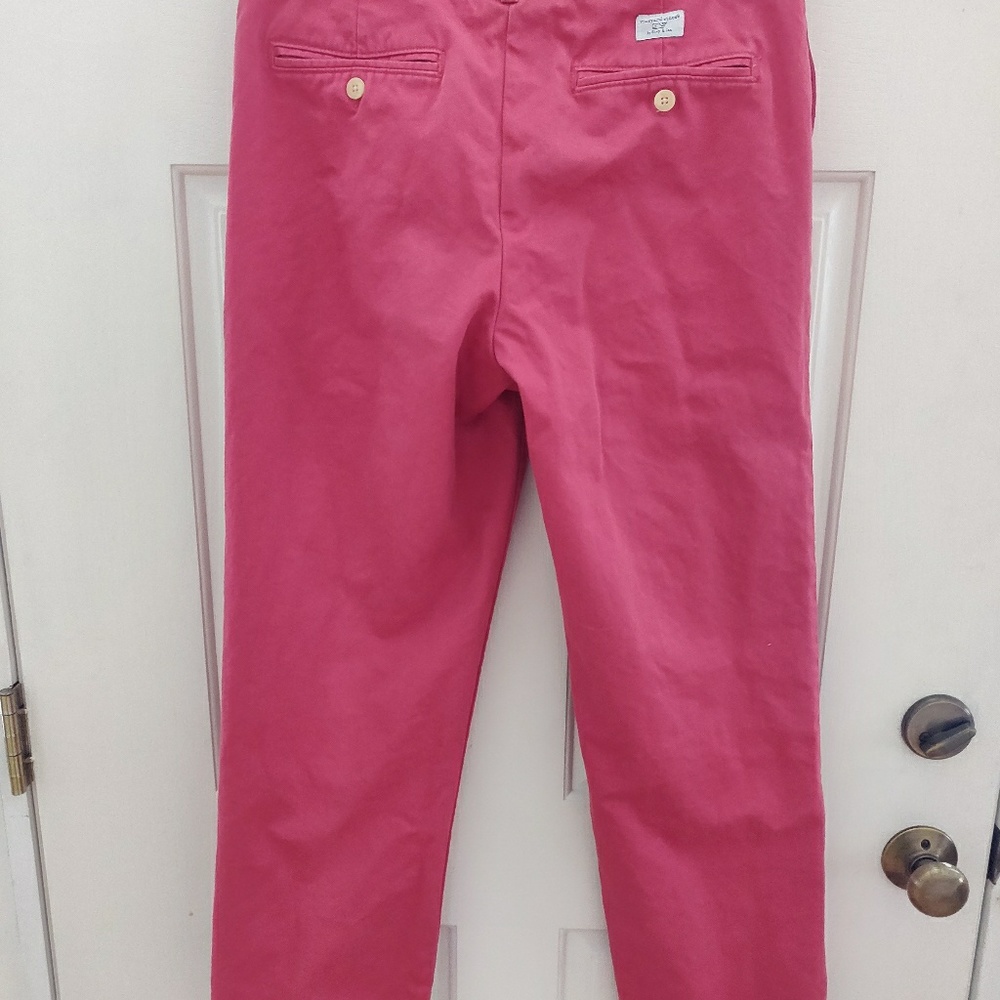 Vibeyard Vines Salmon Chino Pants 32 x30 Kahki